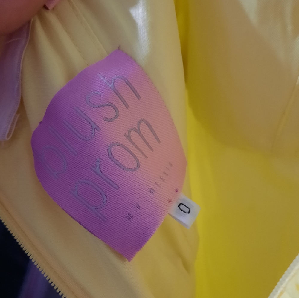 Blush Prom Dress, Size 0, Yellow